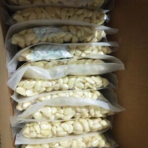 ثوم مقشر فاكيوم Vacuum peeled garlic